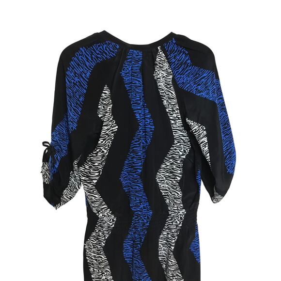 Yumi Kim Zebra Striped Silk Mini Dress XS - Picture 6 of 9